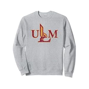 Louisiana Monroe ULM Warhawks Distressed Primary Logo Sweatshirt