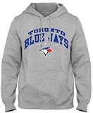 47 MLB Genuine Merchandise Toronto Baseball Club Hoodie (CA/US, Alpha, Large, Regular, Regular, Grey)