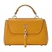 Produktbild VICTORIA HYDE Damen Handtaschen Leder Schulterriemen Elegance Taschen, Senf, 23-18 cm x 15 cm x 10-15 cm