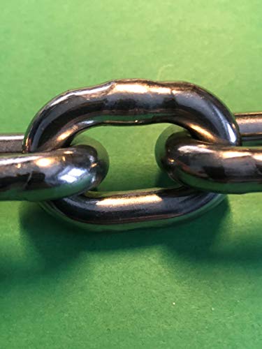 Stainless Steel Windlass 1/4" G4 Anchor Chain 316 By 15' Long Including 5/16" Bow Shackles #TOP2