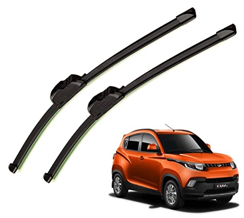 Image of Auto Hub Car Wiper Blades Compatibility With Mahindra KUV100 - Set of 2 Pcs (D-20,P-18)