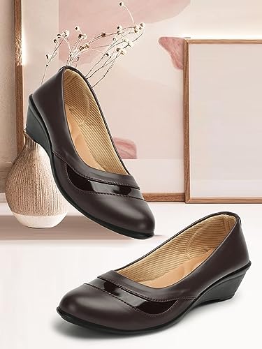 Image of Denill Women Wedge Heel Ballet Flats (Bellies)