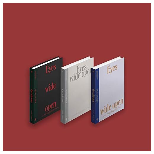 JYP TWICE - Album Yeux stora ouverts (vol.2) + Avantage de pré-commande+Poster pliés+Jeu de Fotocarches tillbehör (version aléatoire)