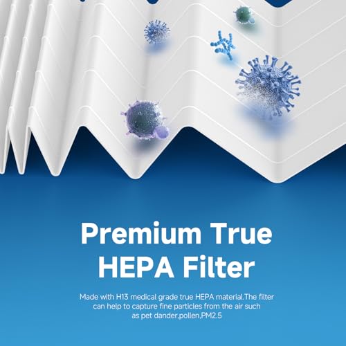Image of 2 Packs 45i Replacement Filters for BreatheSmart 45i & Flex BH400 Air Purifi-er, Part # B4-Fresh & # FL40-Silver-Carbon, Includes 2 Pre-Filters