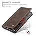 Cracedily for Xiaomi 14T Case, Flip Wallet Leather Case with Card Holder Magnetic Closure Shockproof Kickstand Protective Phone Cases Cover for Xiaomi mi 14T, Coffee