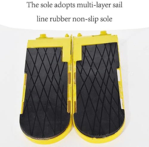 Miniatura 5 de HOUBYU Columna escalador Columna de acero zapatos de escalada, escalada rápidasoporte firmetrabajo zapatos de hierro I-Beam escalada columna