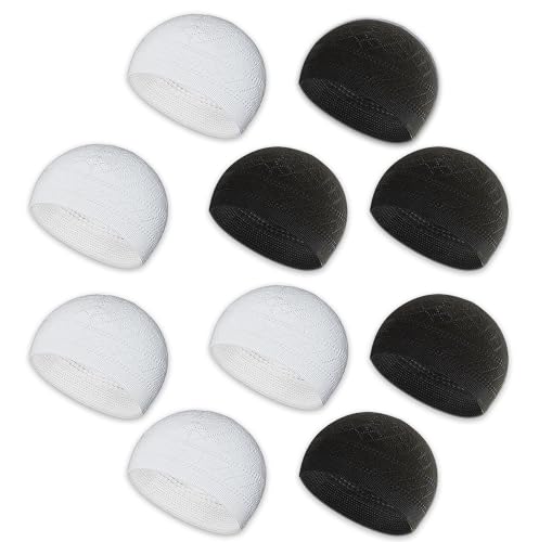 Kapobia Kufi Hats for Men, Muslim Clothes for Men,%100 Breathable Skull Beanie, Crochet Cap, Handicraft Taqiyah, Cufi, Kufe