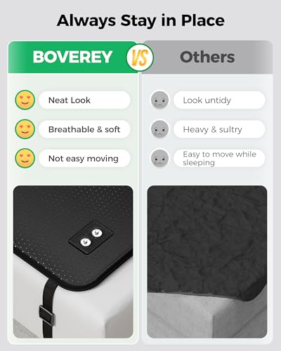 Image of Grounding Mat for Bed, Grounding Sheets Earth Connected Grounded Pad for Sleeping, Grounded Mat Mattress Cover Earth, Include Cord & Tester (King)
