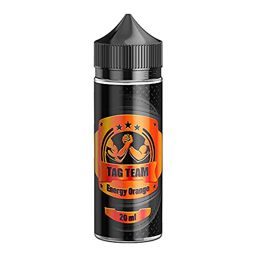 Tag Team by Dampfdidas & Steamshots, Aroma Energy Orange, 20 ml, Longfill Shake and Vape zum Mischen mit Base Liquid für…