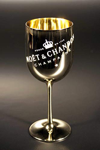Moet Chandon Imperial Champagne Gold Acrylic Plastic Goblet Cup