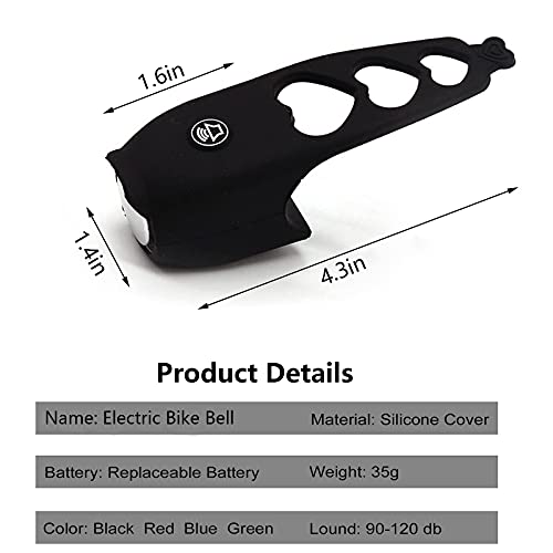 Aailucky Electric Bike Horn, 120Db Electra Bike Bell, Super Loud Bike Horn Electronic For Adults Kids Bicycle Bells, Biking Accessories #TOP4