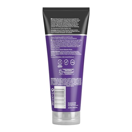 John Frieda Wunder Reparatur Conditioner - Inhalt: 250 ml - Sofort-Reparatur, Geschmeidigkeit & Schutz - Mit Argan-, Kokosnuss- & Moringa-Öl
