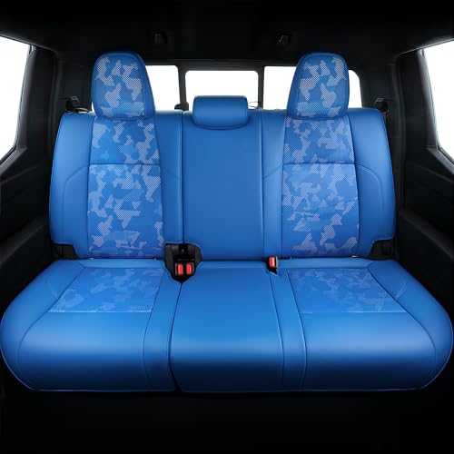 Image of Leather Seat Covers Custom Fit for Tacoma Gen 4th (2024-2026) Double Cab | Custom Fit for SR, SR5, TRD PreRunner, TRD Sport, TRD Off-Road, Limited, Trailhunter - Fully Covered - Fit Like a Glove