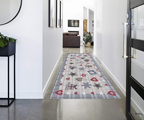 Tapis de cuisine gris VILBER lavable et antidérapant pour sol - 6