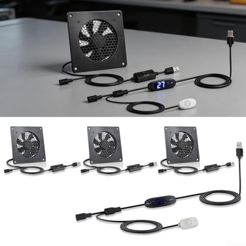 Ventilateur de refroidissement USB haut de gamme avec double roulement à billes - 3