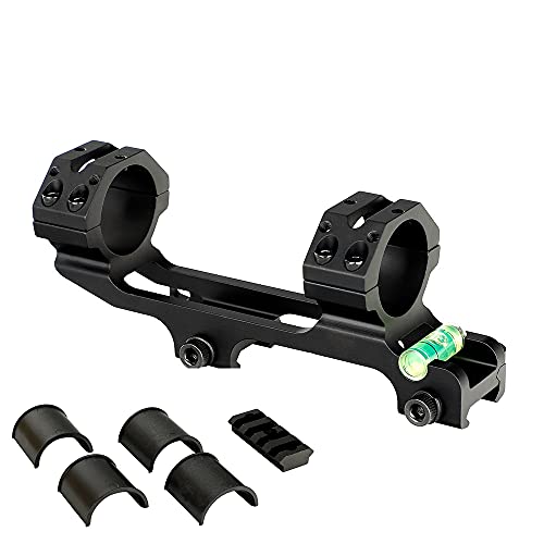 Ohhunt Qd 1 Inch 30Mm Scope Rings Hunting 30Mm Scope Mounts Picatinny With Bubble Level #TOP6