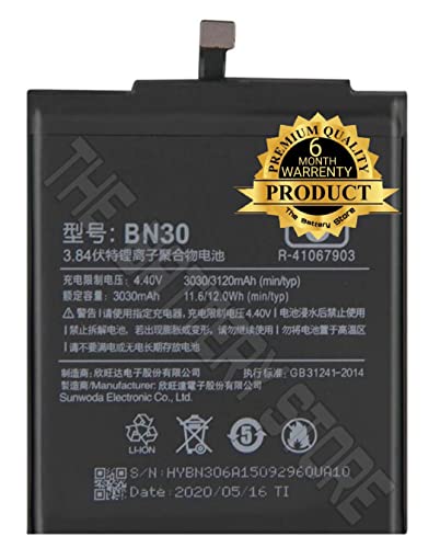 Image of THE BATTERY STORE Orignal BN30 Battery for Xiaomi Redmi 4A Battery with 6 Month warrenty and high Capacity Battery Backup Carefully Check Your Phone Model and Purchase (for MI BN30)