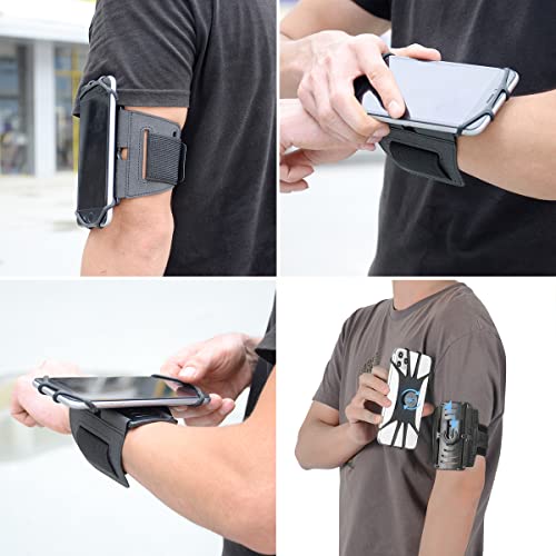 Arm Band For Phone For Running-Rotatable Armband, Open Bracket Universal Phone Arm Band, Upgrade Extension With Running Armband, Suitable For All Types Of Mobile Phones From 5-7.8 Inches #TOP5