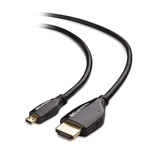 Cable Matters Cable Micro HDMI a HDMI de Alta Velocidad (Cable Micro HDMI HDMI) 4K Resolución Lista - 2m
