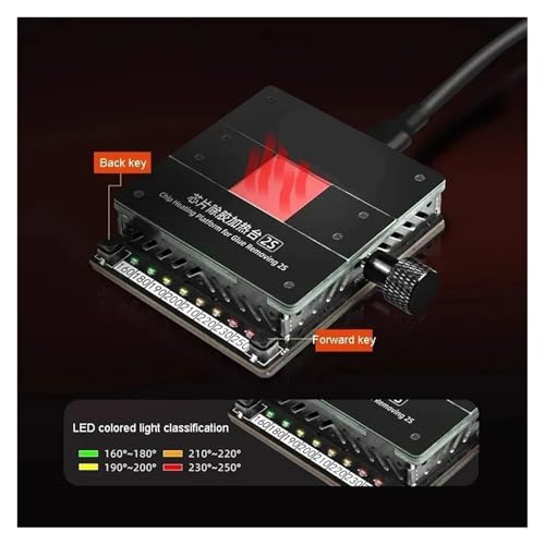 Eliminación pegamento chip mediante plataforma calefactora de precisión 6