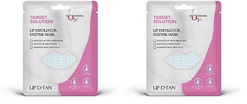 O3+ Lip Exfoliator Enzyme Mask for Reduce Lip Tan and Softens and smoothens 5G (Pack of 2)-image-20