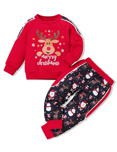 Image of TUEMOS Toddler Boy Clothes Sweatsuits Fall Winters Boy Outfits