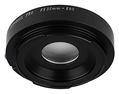 Image of Fotodiox PRO Lens Mount Adapter, 35mm Fuji Fujica X-Mount Lenses to Canon EOS EF Mount DSLR Camera Body