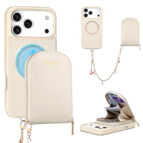 Étui magnétique pour iPhone 17 Pro Max protégeant vos cartes du piratage