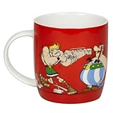 Mug en porcelaine de qualité de la marque allemande Könitz Astérix et Obélix. Idéal pour un cadeau, compatible avec micro-ondes et lave-vaisselle. Le petit-déjeuner sera beaucoup plus amusant si vous êtes un fan des légendaires BD d'Astérix et Obélix. Boxe. 350ml.