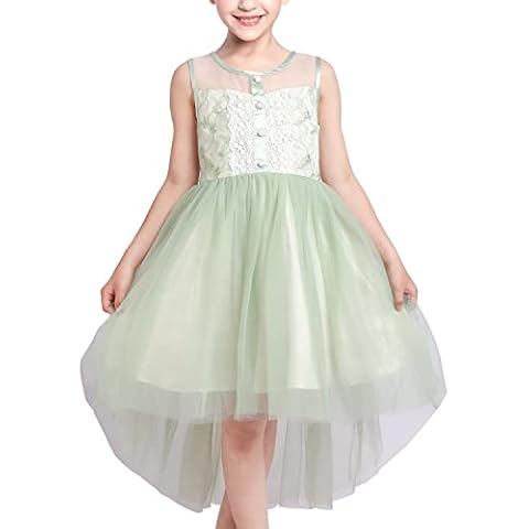 Sunny Fashion Girls Floral Lace Dress Cover
