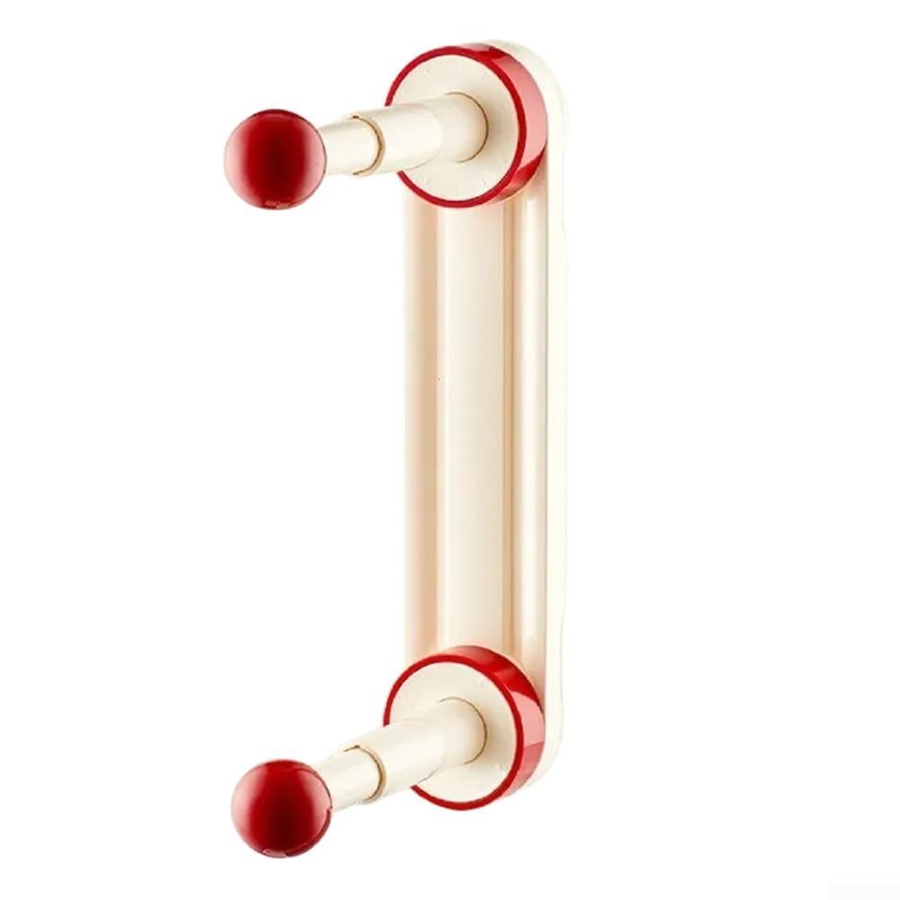Adjustable Suction Cup Clothes Hanger Rack for Space-Saving Storage No-Drill Wall Mount Organizer for Small Apartments or Balconies