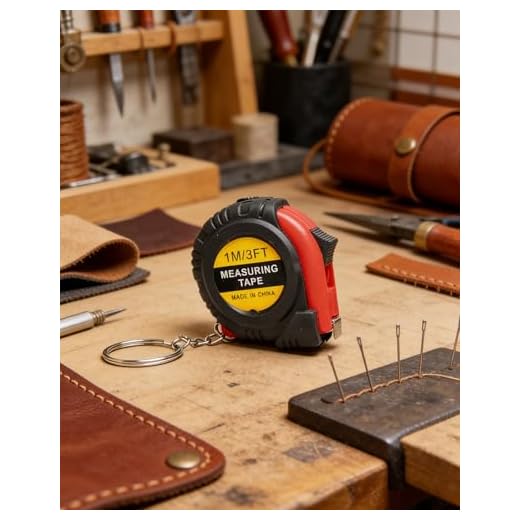 Small Pocket Size Tape Measure, 3 Foot with Keychain, Portable Retractable Measuring Tool for Daily Use
