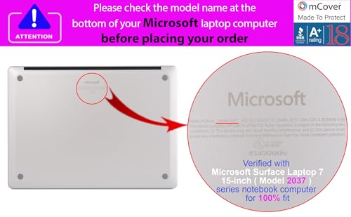 Coque Surface Laptop 7 15 évite rayures et usure du PC Copilot+ Arm modèle 2037 - 3