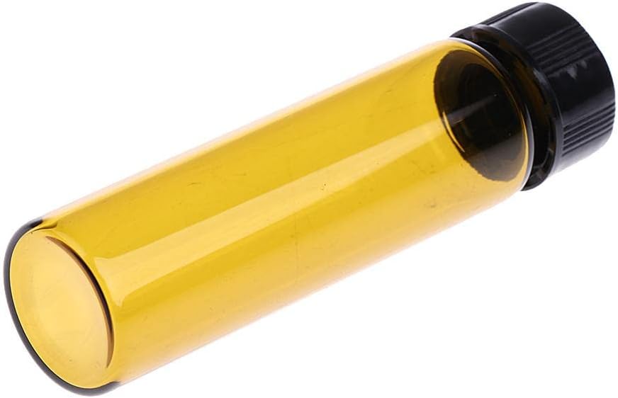 100pcs/set Lab Glass Vials Bottles with Black Caps 3ml 5ml 10ml - Seal in Fumes & Solutions High Temp Friendly