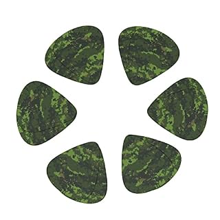 Médiators de guitare 12-Pack Green Army Digital Camouflage médiators pour guitare électrique guitare acoustique diverses… - Les Beatles, Paul McCartney, John Lennon, RIngo Starr, George Harrison