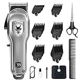 HONFNAL Hair Clippers for Men,Home Haircut & Grooming Set,Cordless Barber Clippers Professional Hair