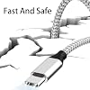 Cable USB C a USB C trenzado en nylon 60W 3/3/6/6/10 pies, cable de carga rápida tipo C para iPhone 17/17 Pro Max/Air/16/16 Plus/16 Pro Max/15/15 Plus/15 Pro Max, MacBook, iPad, Samsung S25/S24/23 6