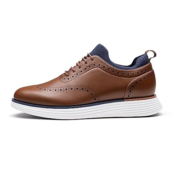 Bruno Marc Zapatos Vestir Hombre Zapatos de Cordones Oxfords Brogue Clásico Formales Derby para Hombre Boda Fiesta SBOX2326M-E