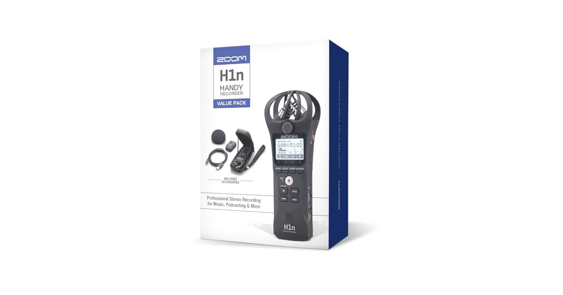 Amazon.com: ZOOM Digital Multitrack Recorder, Black (H1n-VP