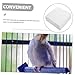 BESPORTBLE 300pcs Parrot Cage Liners Non-Woven Fabric Birdcage Mats for Bird Cage Supplies for Healthy Birds