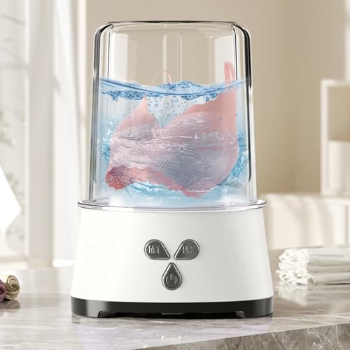 Lave-linge portable sans fil pour chaussettes et sous-vêtements à double programme
