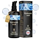 Satin Naturel High Strength Hyaluronic Acid Serum 100ml, Vegan