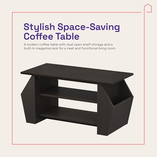 Image of Wakefit Center Table | 1 Yr Warranty | Coffee Table for Living Room Wooden, Tea Table for Living Room Wooden, Sofa Table, Free Installation from Brand, Modern Multi-Functional & Wobble-Free(Clyra)