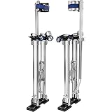 Olenyer 24' - 40' Drywall Stilts Height Adjustable Lifts Aluminum Tool for Painting Finishing...