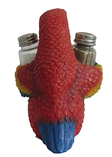 Dwk Animal Holder With Salt And Pepper Shaker Set (3 Piece) | Kitchen Décor And Accessories | Salt And Pepper Shakers | Home Décor | Home Decorations… (Parrot) #TOP2