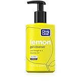 Clean & Clear Brightening Gel Facial Cleanser with Vitamin C, Lemon Extract & Glycerin, Oil-Free...