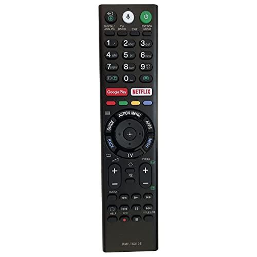 Mando a Distancia Aplicable a para Sony RMF-TX310E Aplicable a para Sony Bravia LED LCD TV KD-43XE8088 KD-43XE8077...