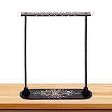 ⋪Élégant et beau : améliorez la beauté de vos cristaux avec le présentoir à pendule en cristal. Les 3 poteaux et la base en bois offrent une expérience intrigante qui apporte une touche fascinante à votre décoration de table.