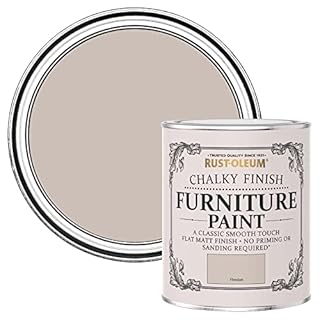 Rust-Oleum 750ml Rustoleum Chalky Finish Furniture Watercolour Paint Flat Matt Hessian, RO0070026G1