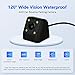 XTRONS® Car Rear View Reversing Backup Parking Camera 120° LED White Light (CAM009S)